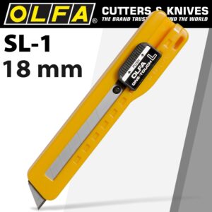 olfa cutter model sl 1 snap off knife cutter 18mm