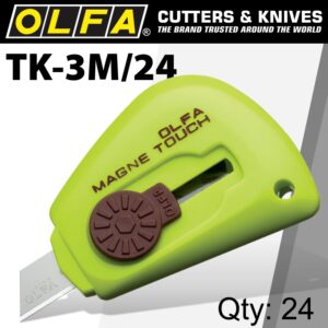 olfa magnetic touch knife 24 per pack