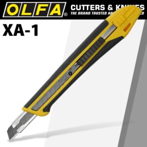 olfa knife xa1 9mm with abb blade x design series snap off knife cutte