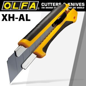 olfa extra heavy duty cutter with black 25mm hbb blade