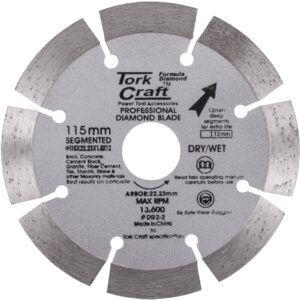 diamond blade segmented 115mm with 12mm segments