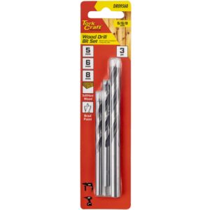 drill bit wood 3pc set 5 6 8mm