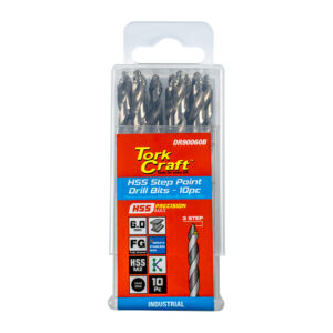precision max step point 6.0mm hss drill 10 pack