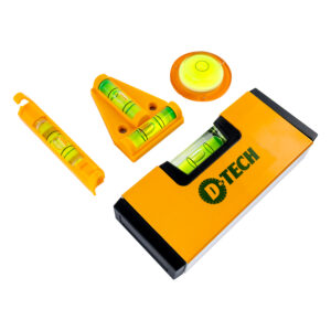 level kit 4pc line/round/t type/mini level with storage case