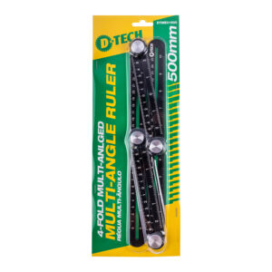 alum multi angle ruler 500mm four fold