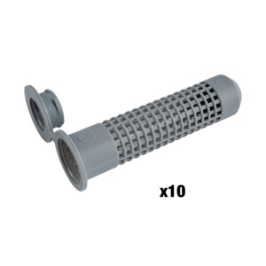 nylon perforated sleeve 12 x 50mm 10pc