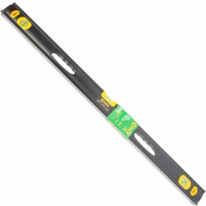 spirit level beam 1000mm x 1.6mm 3 x vial 0.5mm accur. alum.