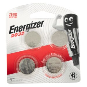 2032 3v lithium coin battery 4pack (moq12) energizer