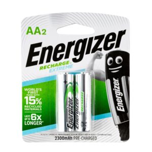 recharge battery 2300mah ext aa 2pack (moq6) energizer