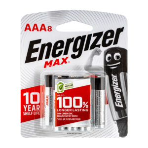 max aaa battery 8pack (moq12) energizer