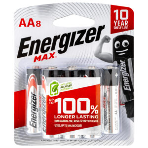 max aa battery 8pack (moq12 ) energizer
