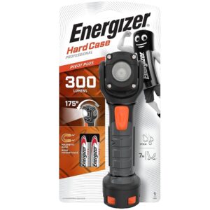 hardcase pivot flashlight x2 aa 300 lum energizer torch