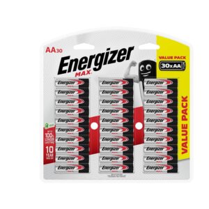 max aa battery 30pack (moq 4) energizer