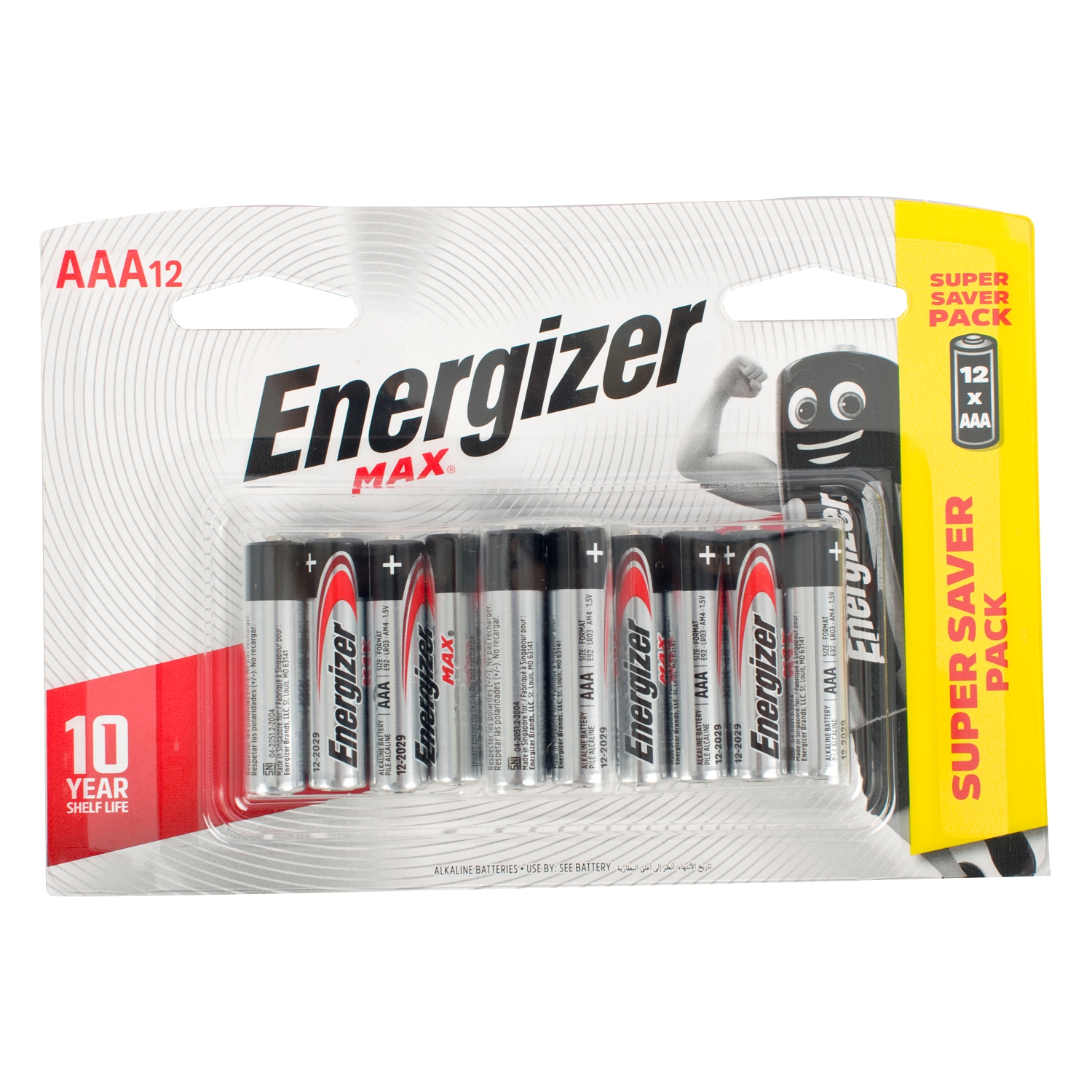 max aaa battery 12pack (moq 12) energizer max aaa battery 12pack (moq 12) energizer