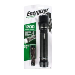 tactical rechargeable 1200lumens torch energizer flashlight