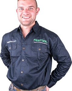 festool mens long sleeved shirt navy blue large