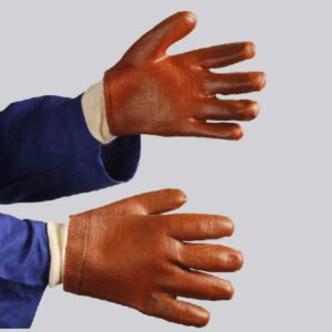 pvc medium weight glove – wrist knit
