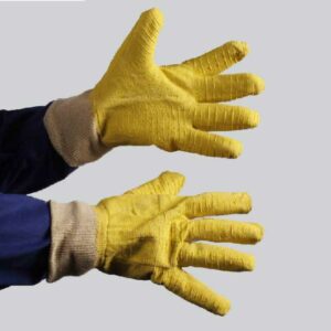 comorex knit wrist glove – latex