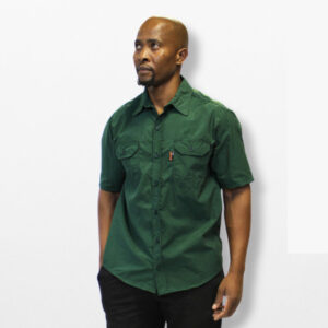grange short sleeve casual button up shirt