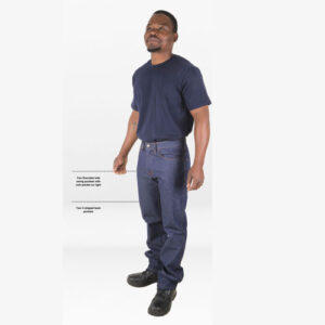 grange denim jeans