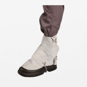 leather spats – steel buckles