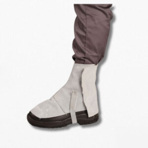 leather spats – velcro fastening